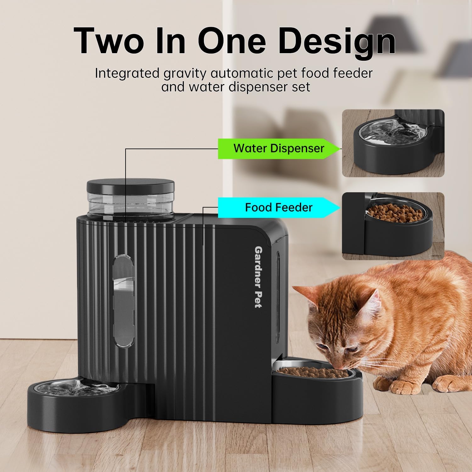 Dispensador automático de Alimento y Agua