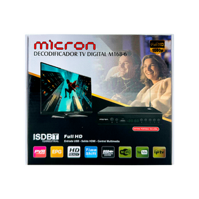 Decodificador TV Digital HD ISDB-T | Con Antena WIFI