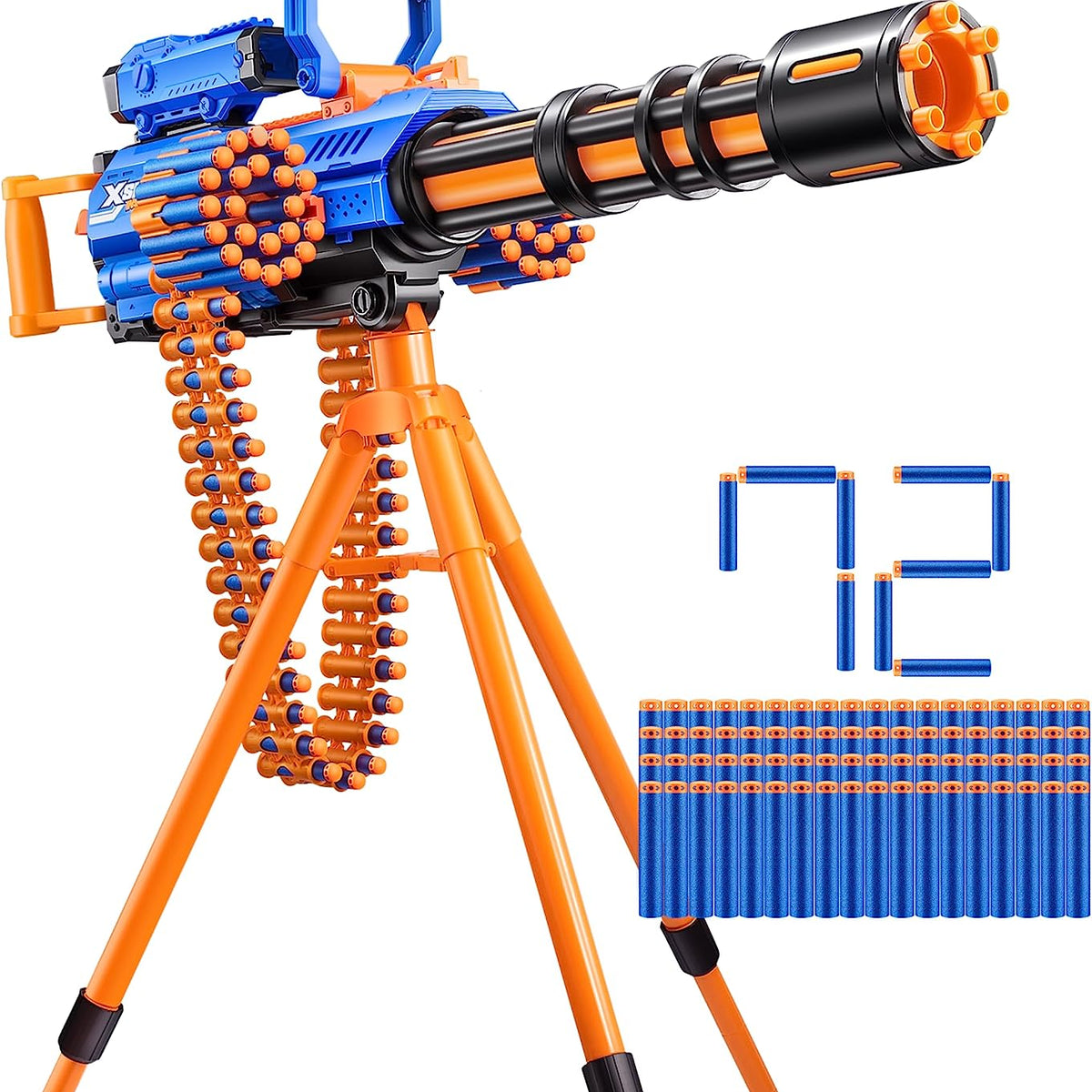 Lanzador de dardos motorizado | 72 dardos de esponja