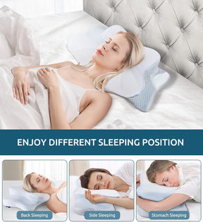 Almohada cervical para aliviar el dolor de cuello