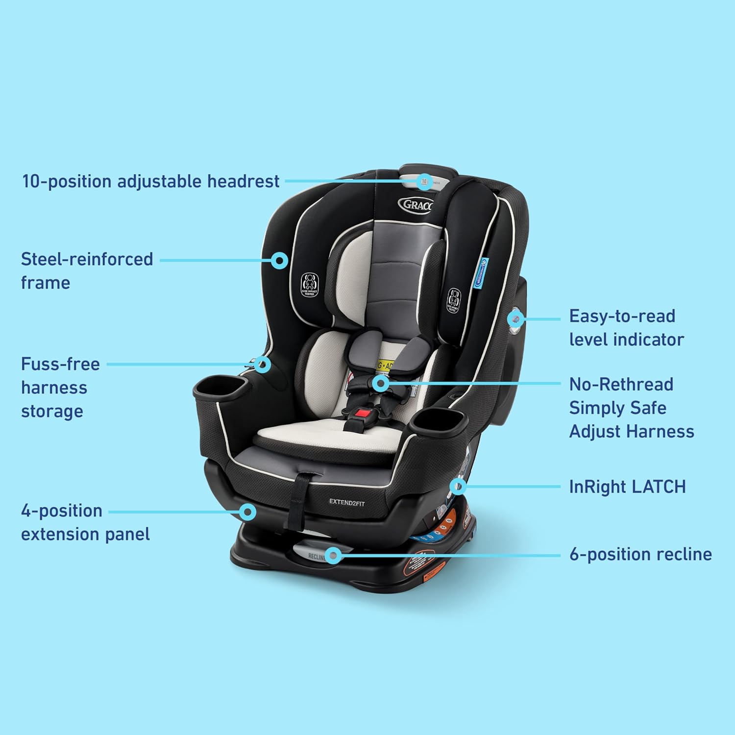 Silla de Auto para bebé Extend2Fit