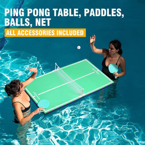 Mesa de ping pong flotante para juego de piscina