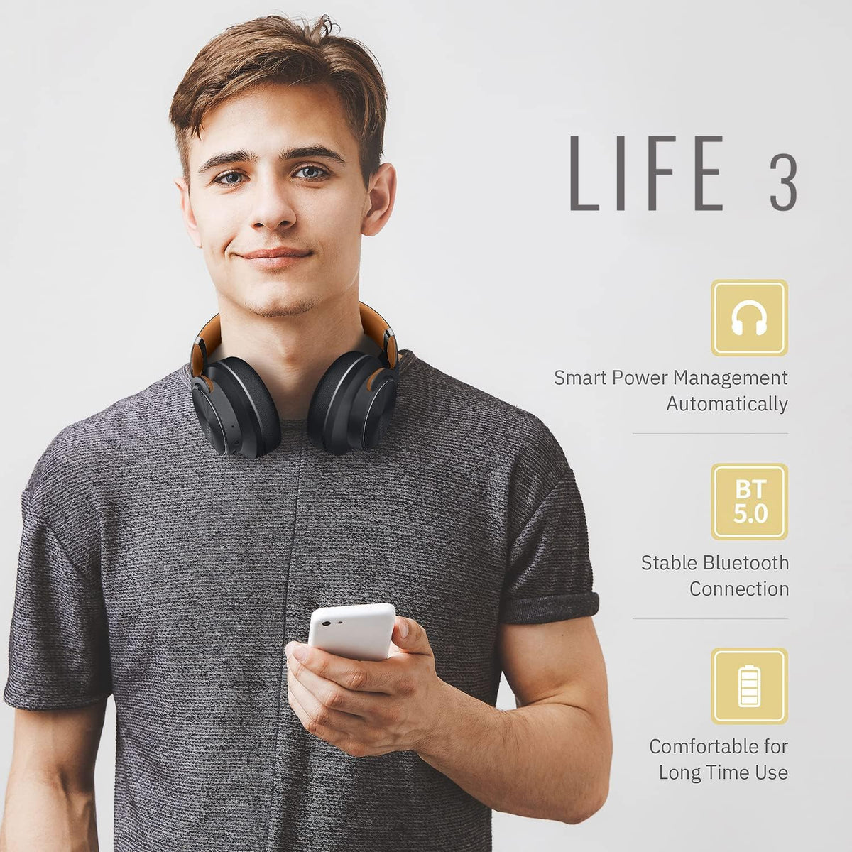 Audifonos Bluetooth | 3 Modos Ecualizador | HiFi Stereo