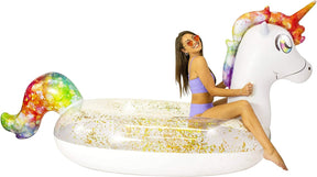 Flotador inflable de piscina gigante | Unicornio | Dragón | Caballito de Mar