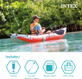 Kayak Pro K1 Inflable | Asiento Ajustable