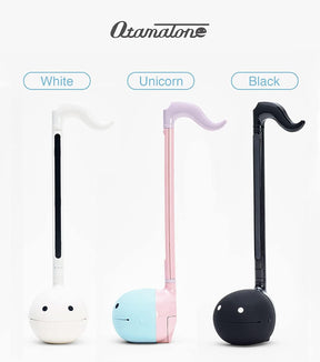 Otamatone - Instrumento musical electrónico japonés (color negro, blanco y unicornio)