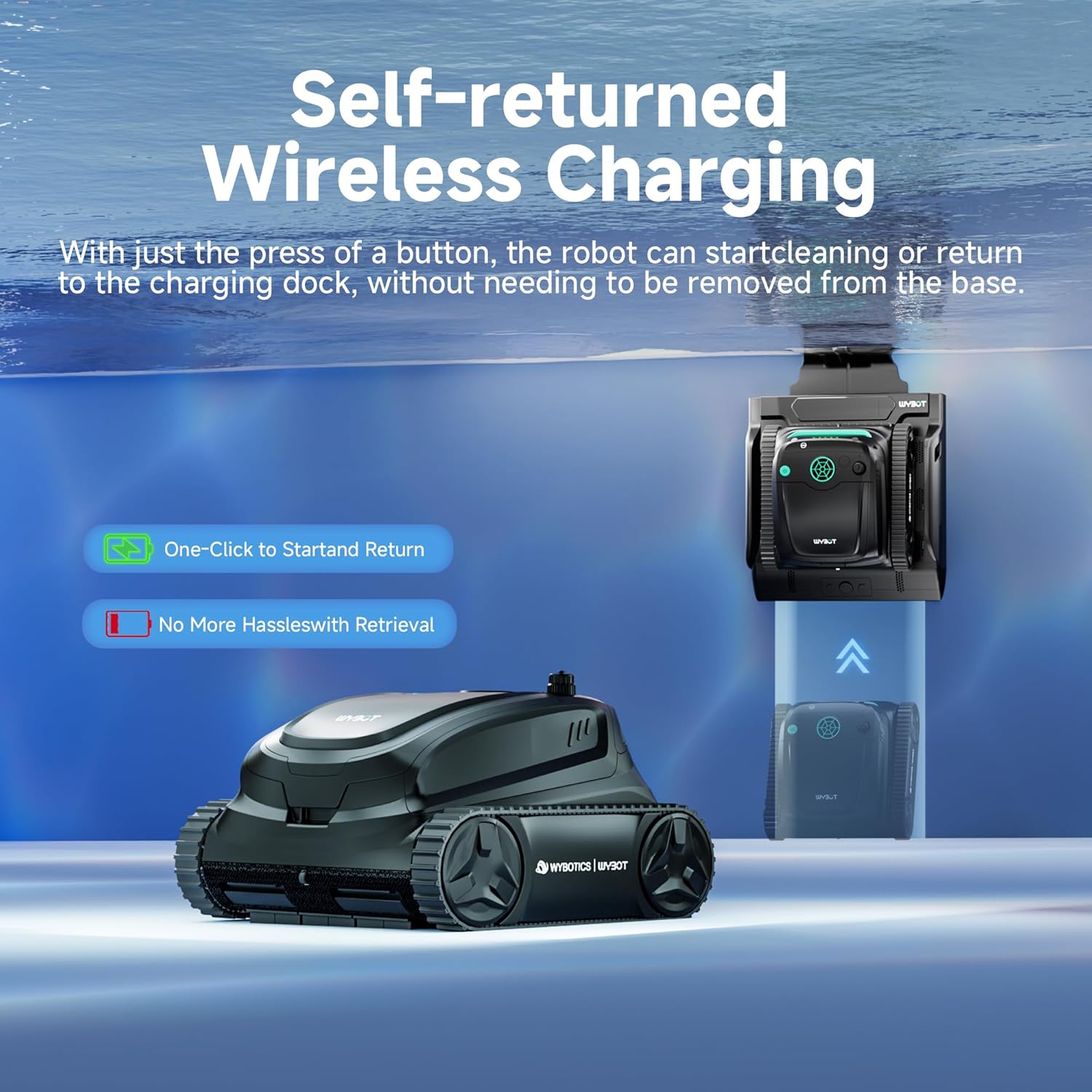 Robot de Piscina con Panel Solar WYBOT S2