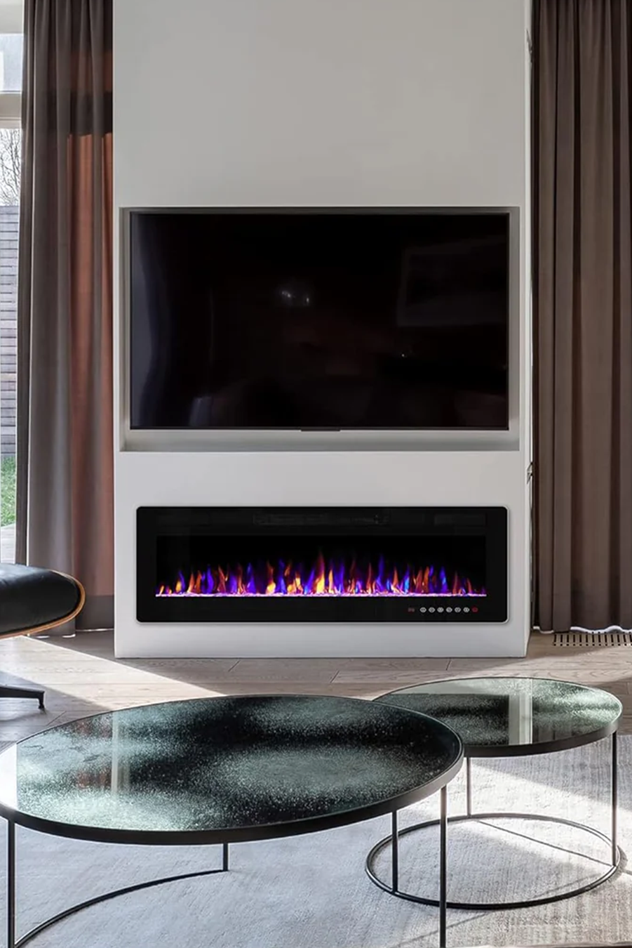 Chimenea Eléctrica Empotrable RW Flame - Requiere Transformador