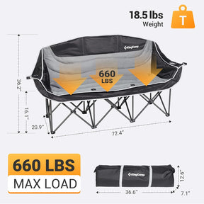 Silla de camping tres cuerpos| Alta resistencia