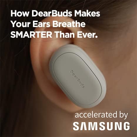 DearBuds SE: El primer deshumidificador de oídos portátil del mundo (gris blanco)