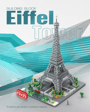 dOvOb Architecture - Juego de microbloques de torre Eiffel (3369 piezas)