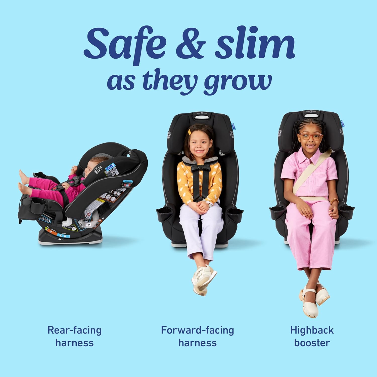 Asiento convertible 3 en 1 Graco SlimFit