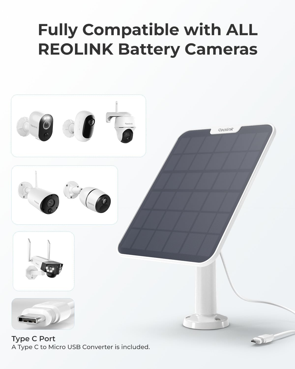 Panel Solar Reolink 6 W
