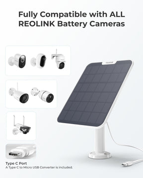 Panel Solar Reolink 6 W