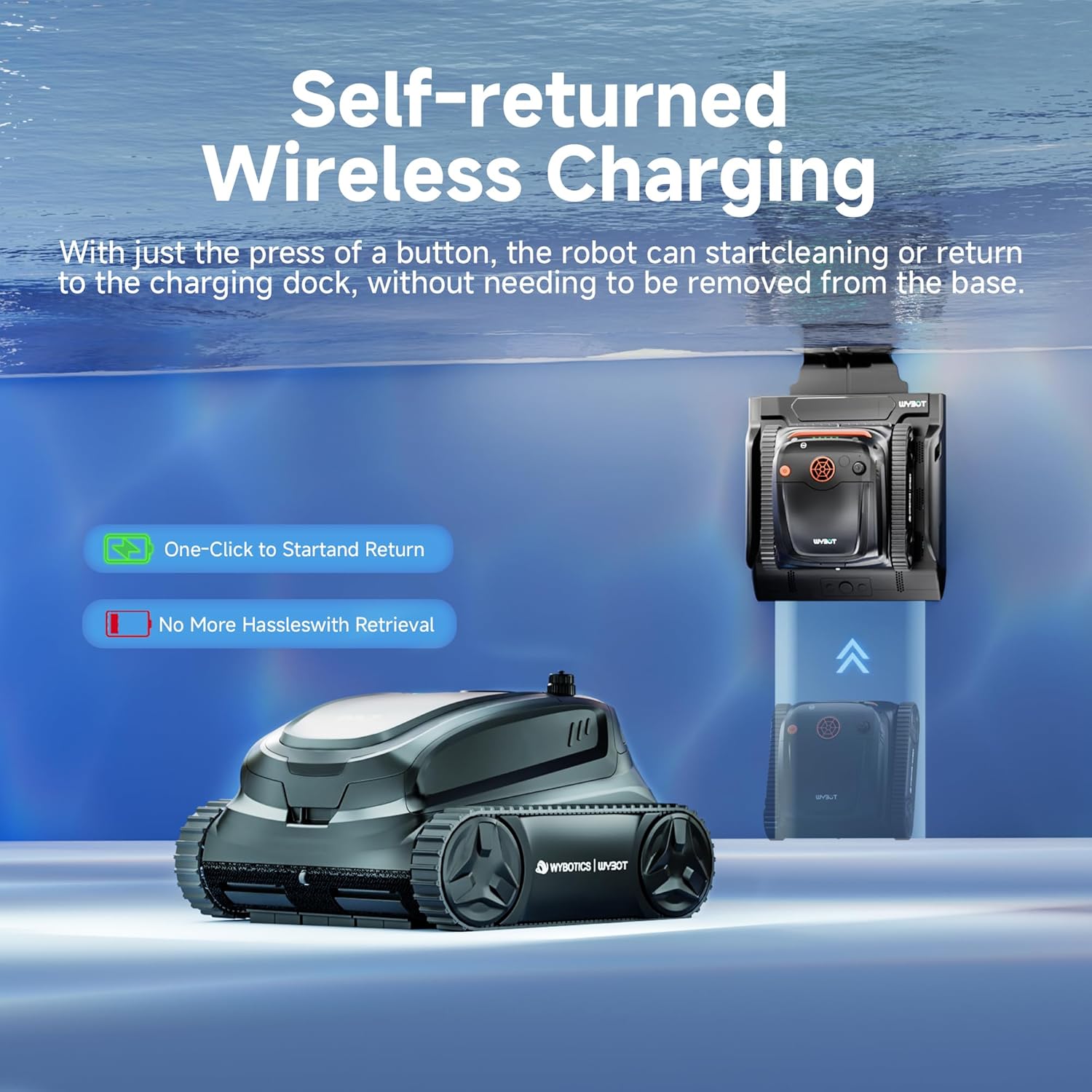 Robot de Piscina con Panel Solar WYBOT S2