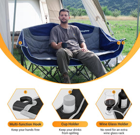 Silla de camping tres cuerpos| Alta resistencia