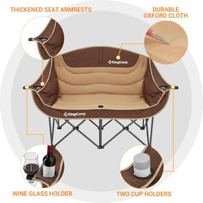 Silla de camping dos cuerpos| Alta resistencia