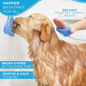 Herramienta de baño para mascotas | Compatible con ducha o manguera