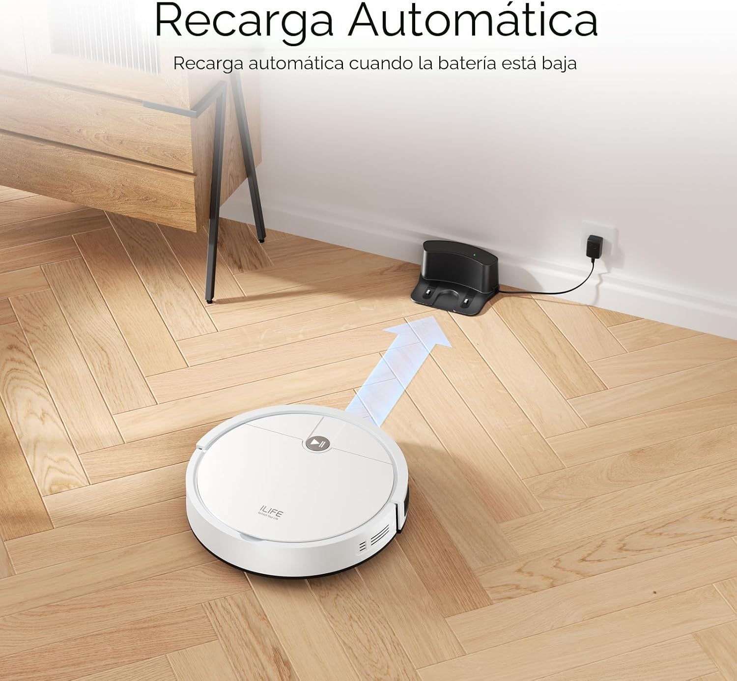Aspiradora ILIFE V2 | Gran potencia y sensor anticaída