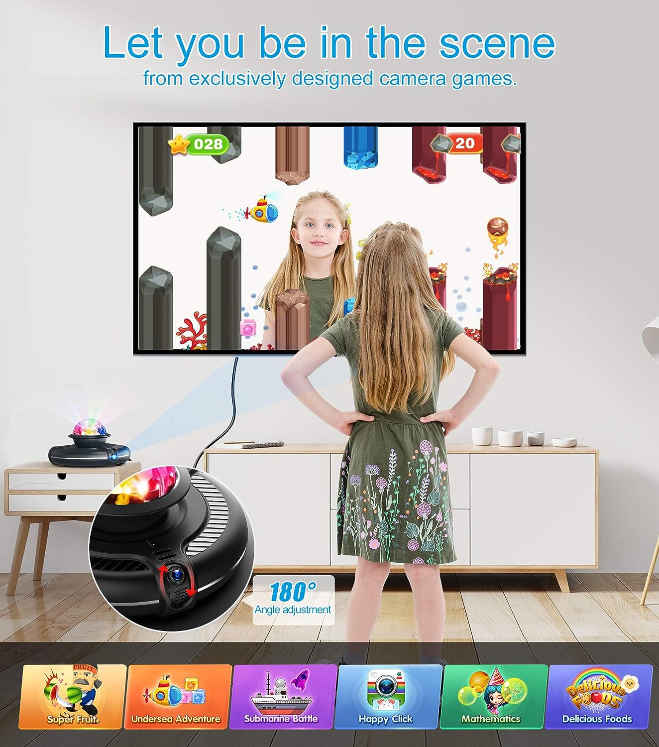 FWFX Tapete de baile electrónico musical con cámara HD para niños y adultos