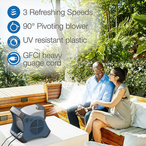 Ventilador de nebulización para exteriores, ideal para deportes, camping