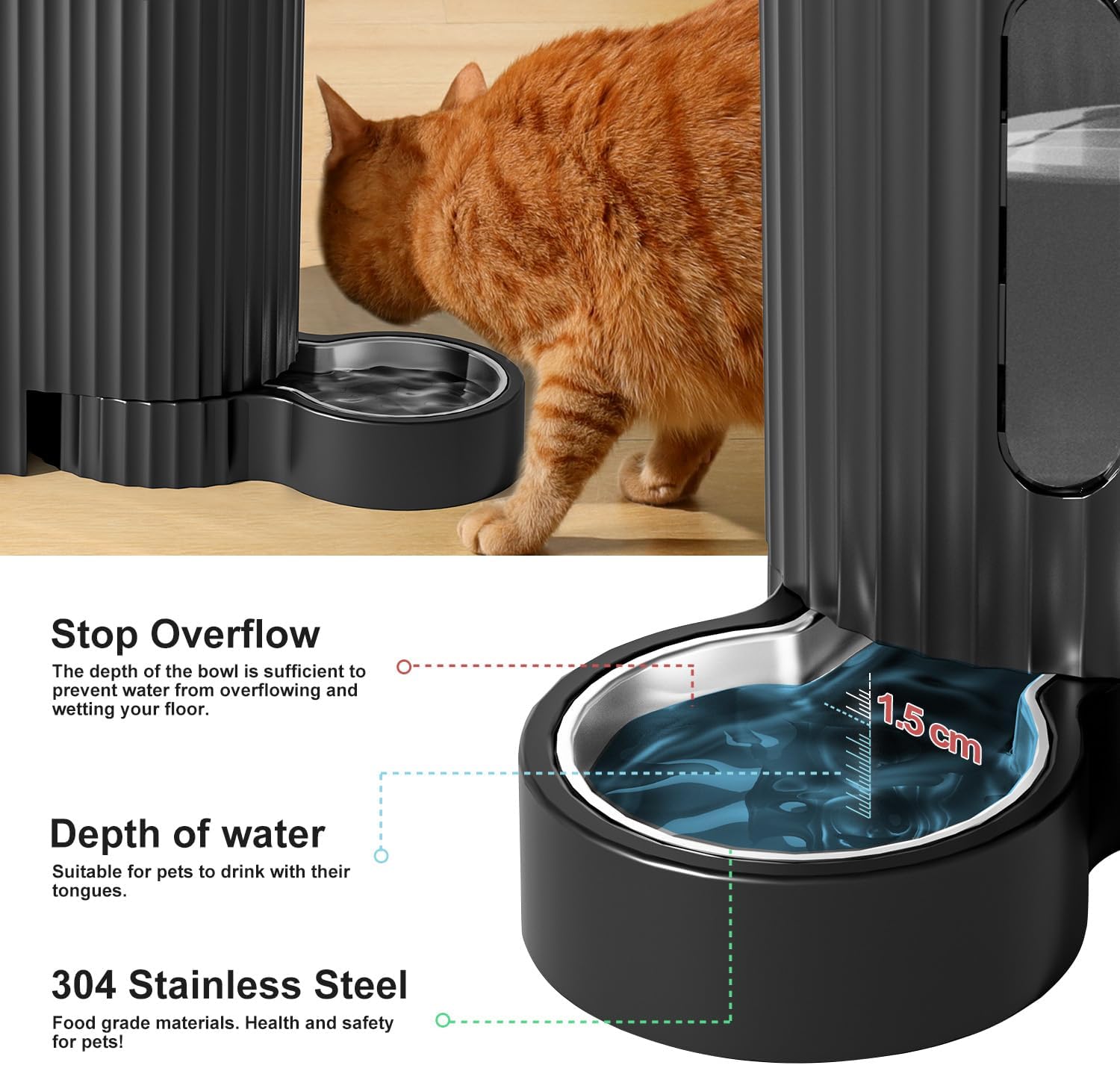 Dispensador automático de Alimento y Agua