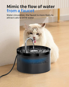 Dispensador automático de agua para gatos | 6 filtros, 3 esponjas