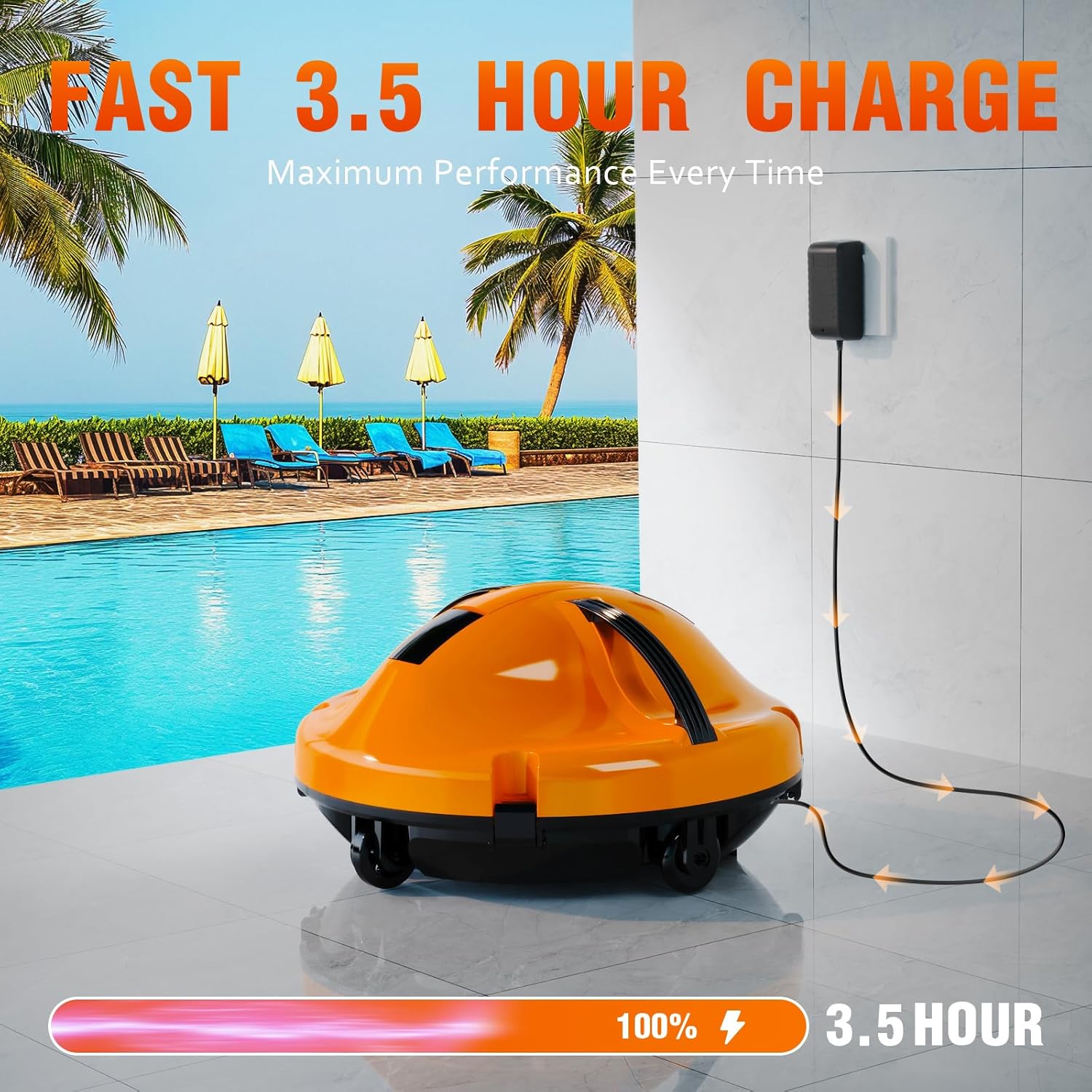 Robot de Piscina Inalámbrico