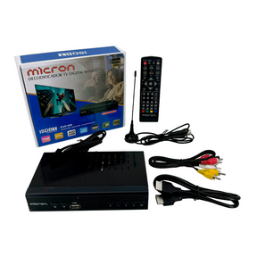 Decodificador TV Digital HD ISDB-T | Norma Chilena | Antena incluida