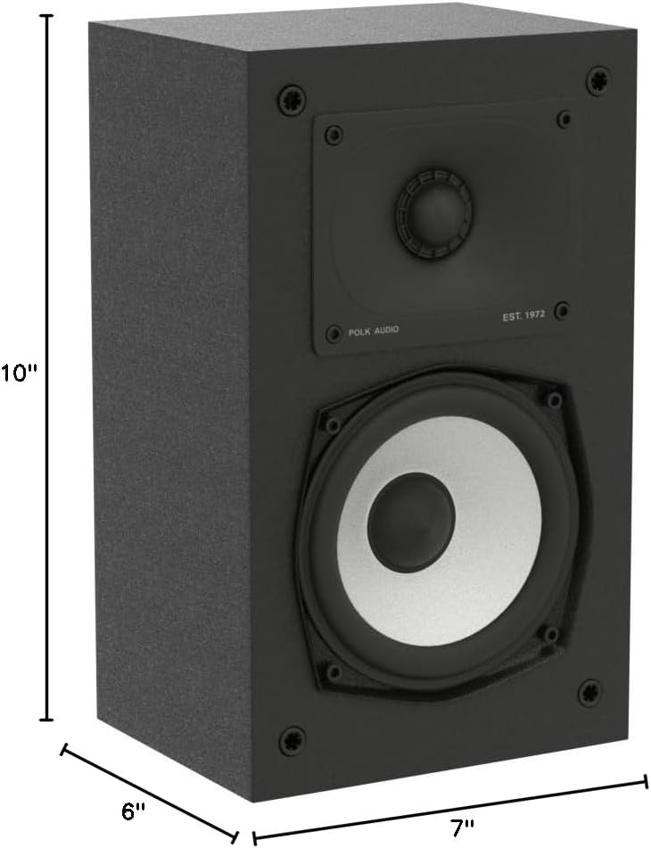 Par de altavoces para estantería o envolvente Polk monitor