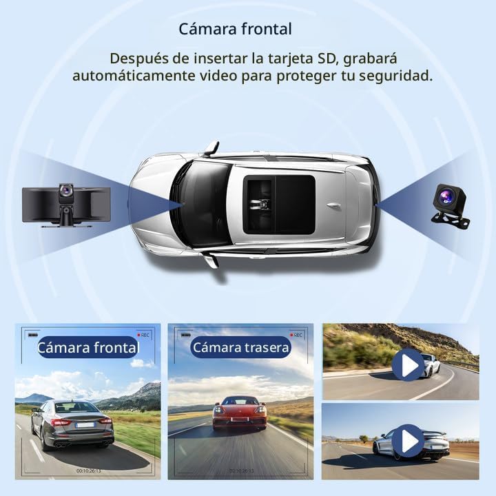 Pantalla Carplay portátil inalámbrica l 10.26 pulgadas