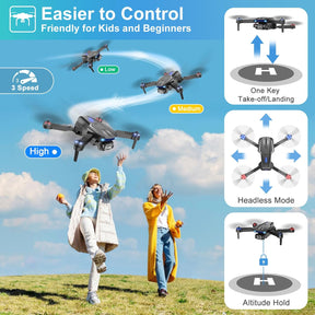 Dron HD FVP para niños | Plegable