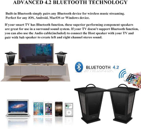 Altavoces Bluetooth impermeables para exterior (Par)