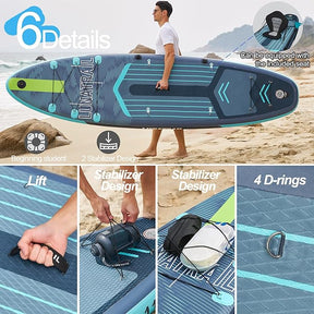 Tabla de remo inflable 335 x 85 cm