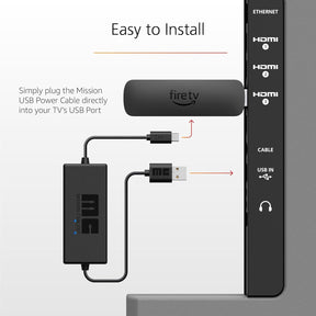 Cable de Alimentación USB para Fire TV Stick