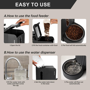 Dispensador automático de Alimento y Agua