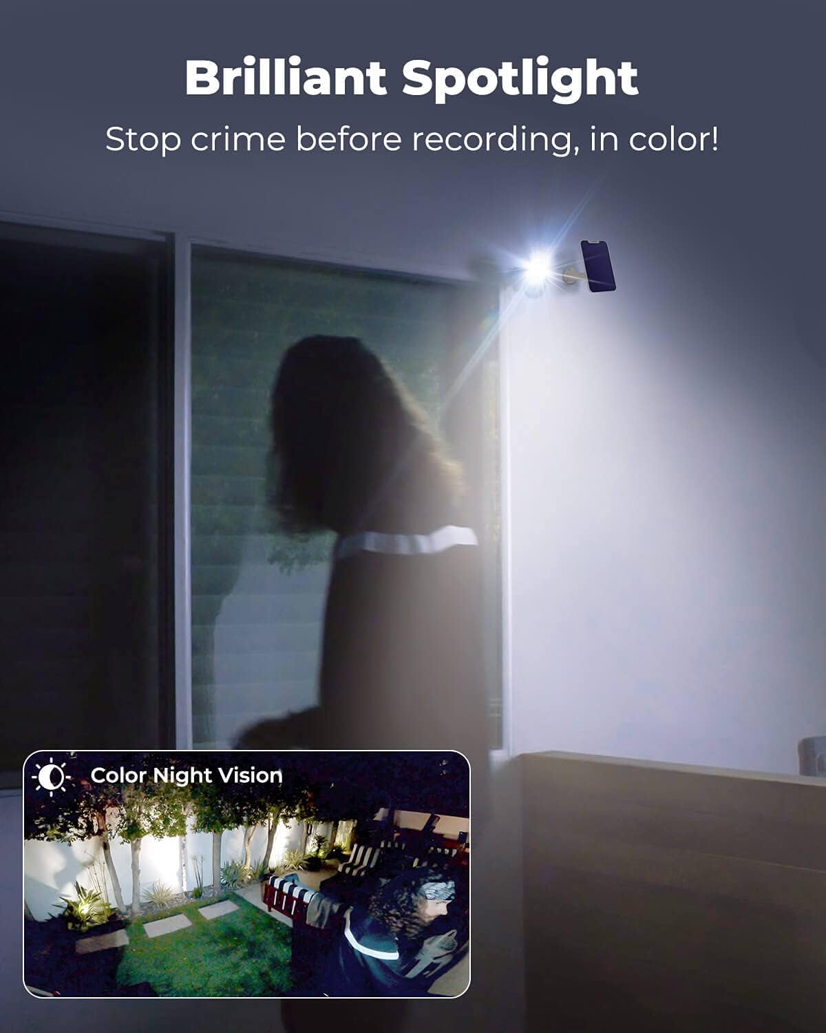 Camara de seguridad WiFi - Argus 3 Pro Reolink + Panel Solar