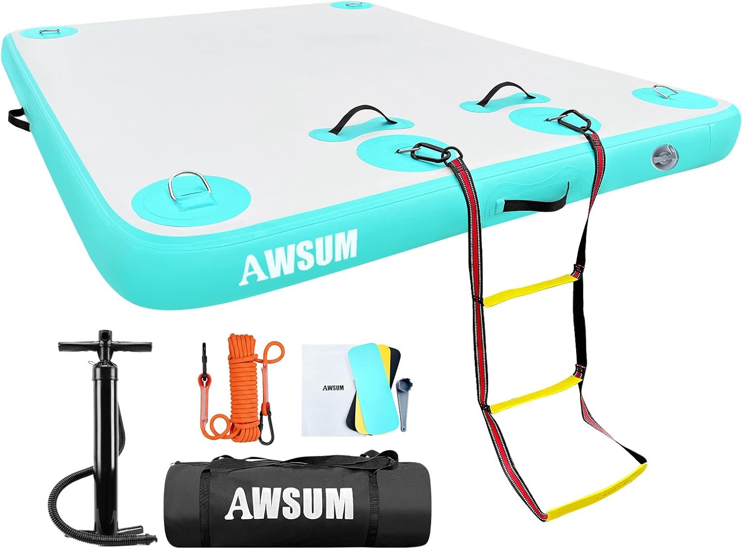 Muelle flotante inflable 152 x 182 cm