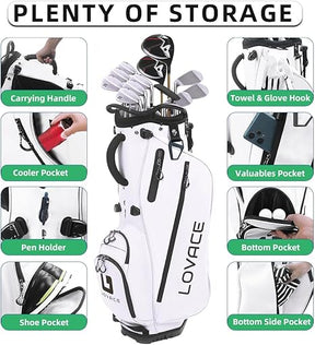 Bolsa de golf ligeras con soporte de 14 vías