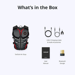 Chaleco Háptico Inmersivo - TactSuit Air Onyx