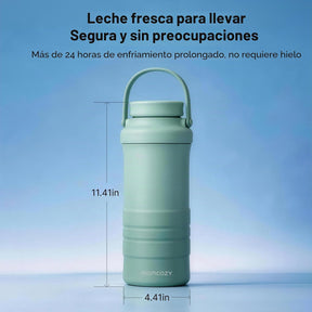 Set portátil de calentador de Mamaderas y enfriador de leche | Momcozy