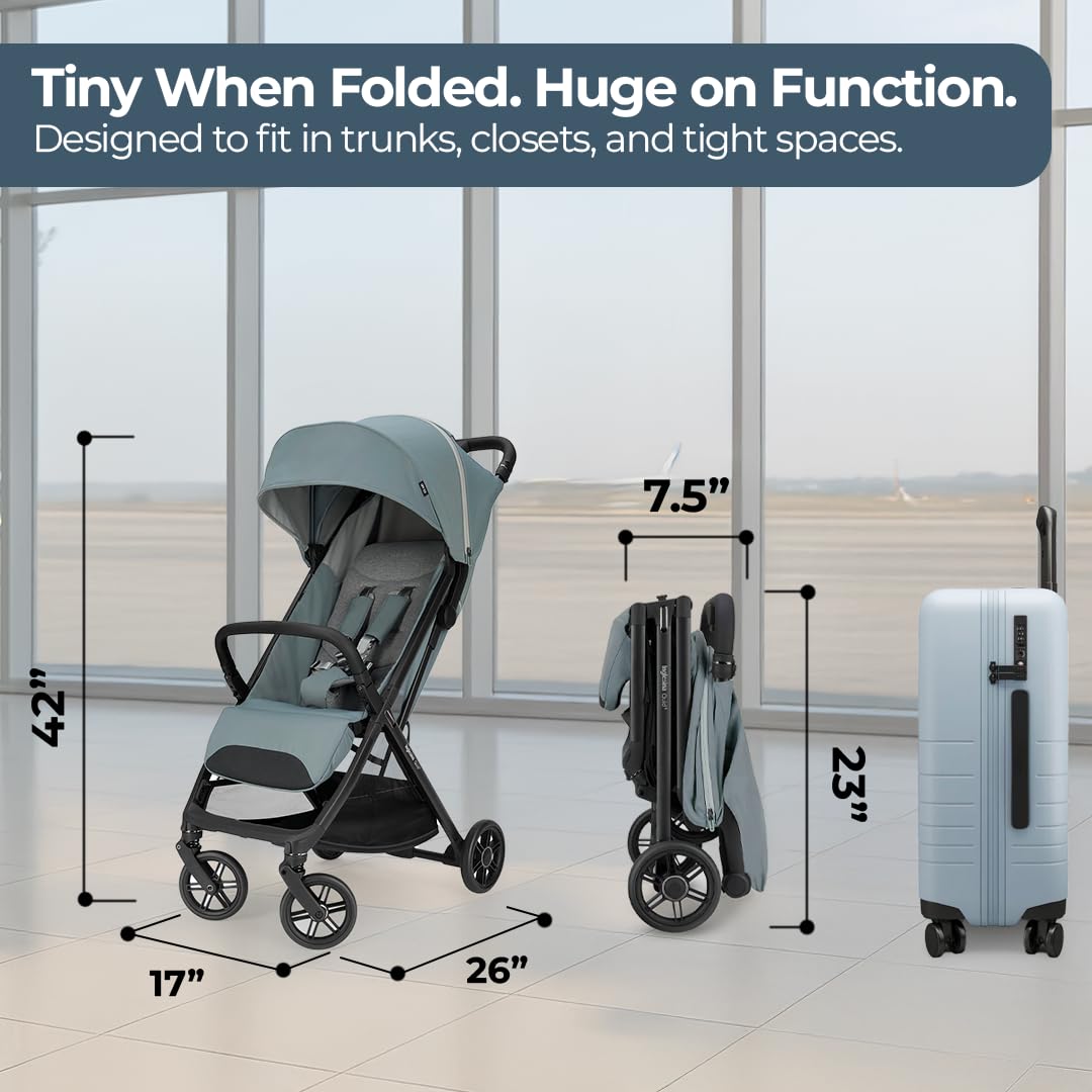 Cochecito de viaje reclinable compacto para bebés y niños Inglesina Quid³