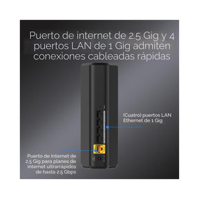 Router WiFi 7 Nighthawk RS90 | Hasta 185 m2 aprox