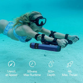 Scooter acuático submarino de buceo para deportes acuaticos