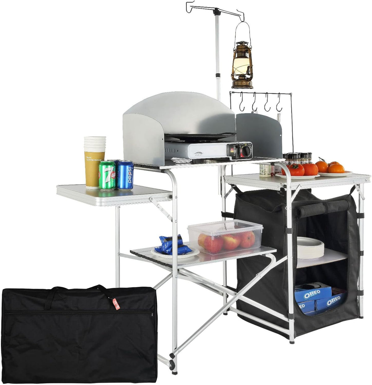 Mesa de cocina de campamento plegable