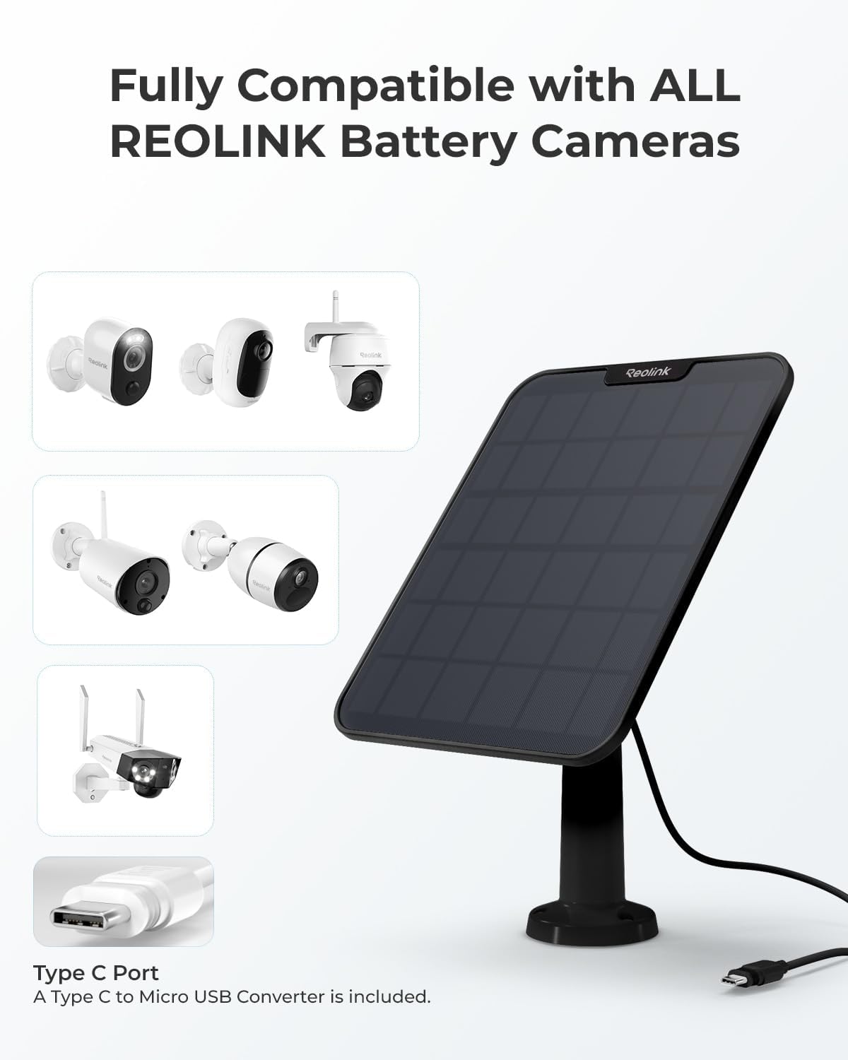 Panel Solar Reolink 6 W