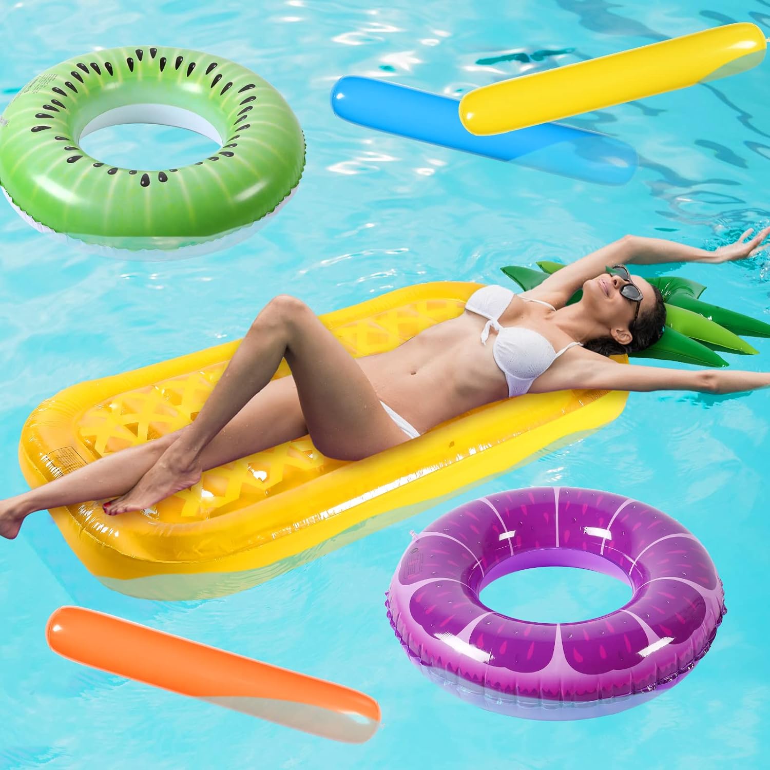 Flotador inflable de piscina | Pack de 10 unidades