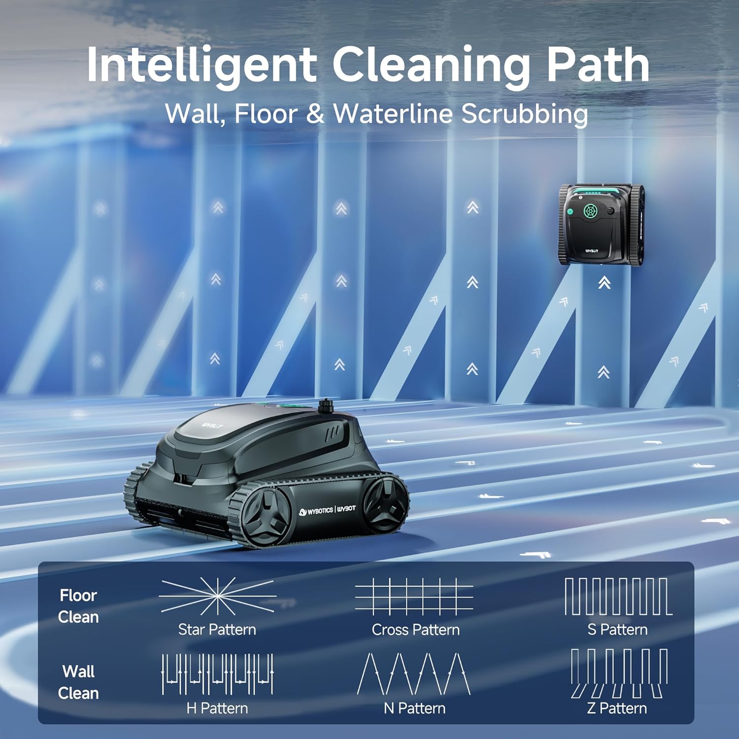 Robot de Piscina con Panel Solar WYBOT S2