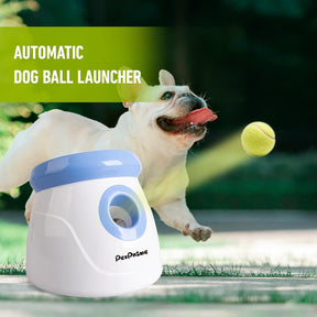 Lanzador automático interactivo de pelotas 2" para perros raza chica