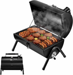 Parrilla de carbón portátil ajustable multifuncional de metal